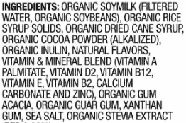 Ingredients in a meal replacement