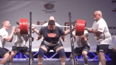 Joseph Pena 425.5kg squat