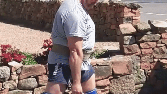 Mark Haydock Sets Dinnie Stones World Record.