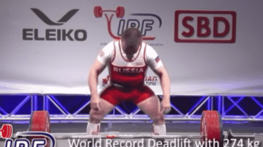 Sergey Fedosienko Smokes a World Record Deadlift