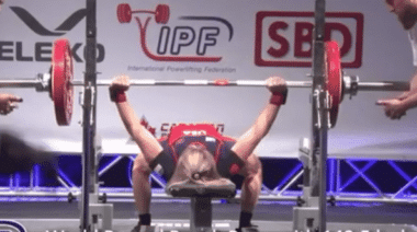 Jen Thompson Hits World Record Bench Press