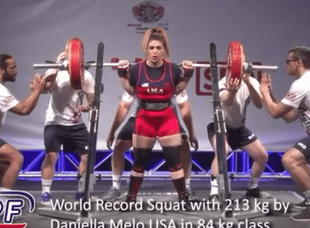 Powerlifter Daniella Melo Sets 4 Powerlifting World Records Wins