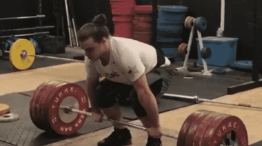 Nathan Damron Hits 220kg Clean PR