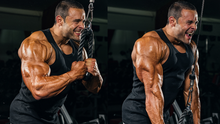 Strong arms coming at you! 👊 Give this bicep and tricep superset