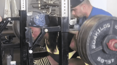 Chakera Holcomb Squat 500 lbs for Three