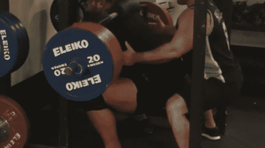 Alex Simon Safety Squats 420kg (925 lbs)