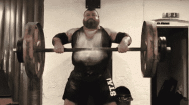 Eddie Hall 160kg-200kg Axle Press Progres
