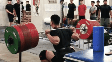 Toshiki Yamamoto 290kg squats