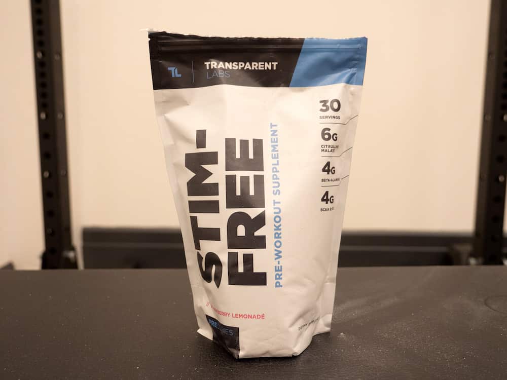 Transparent Labs Stim Free Pre Workout