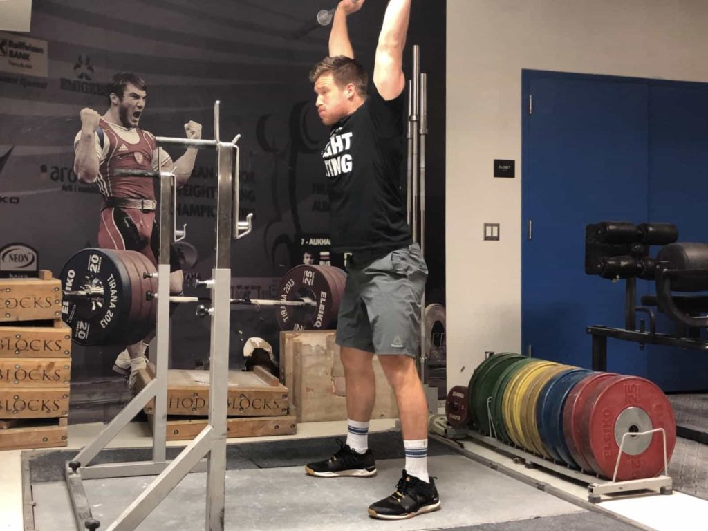 Squat Jerk End Position
