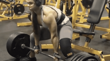 Amanda Lawrence 480 lb Deadlift Sets