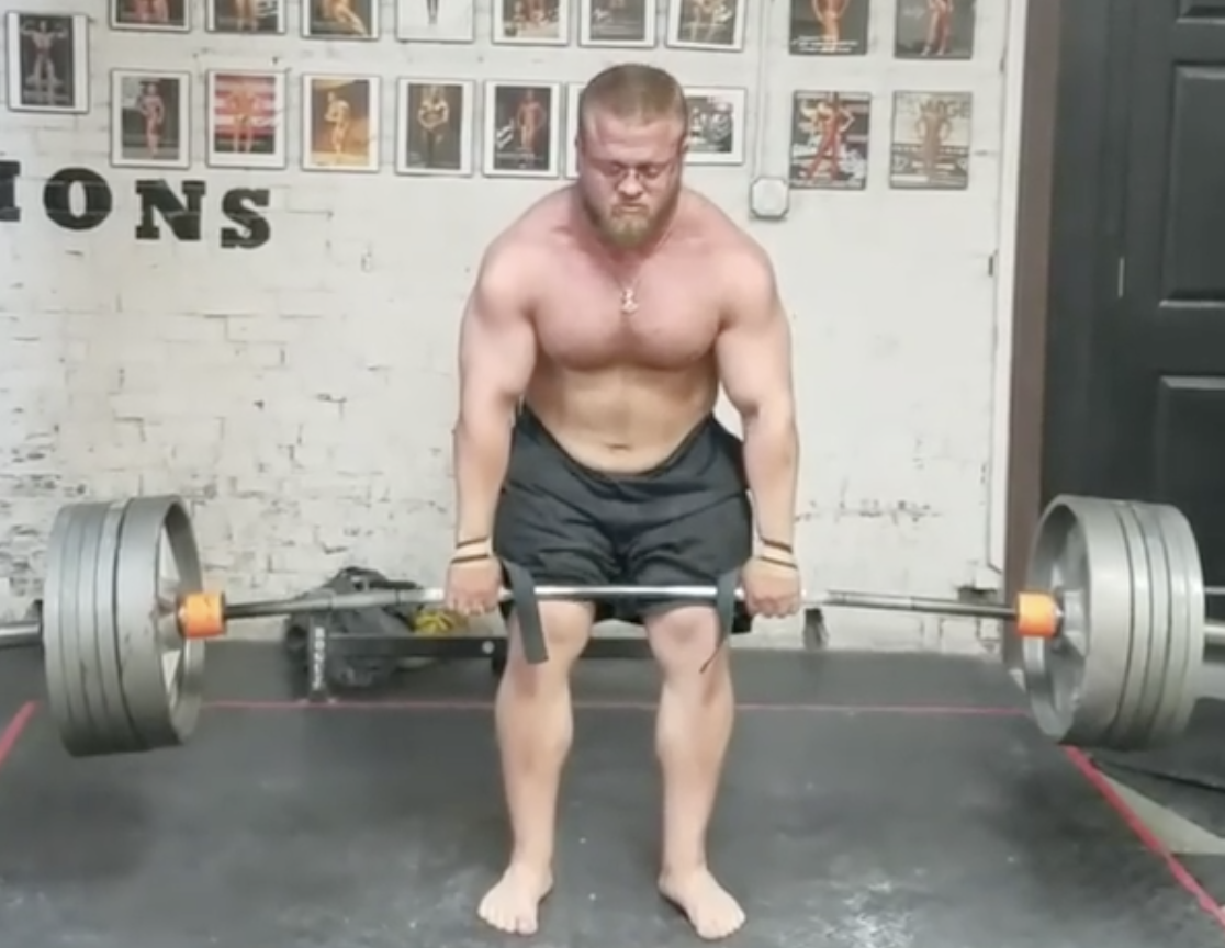 Holy Hamstrings Joe Sullivan Hits a 275kg 20Second Eccentric Deadlift
