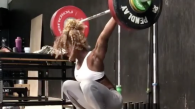 Quiana Welch 110kg Snatch PR In Prep for AO3