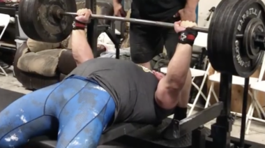 Kirill Sarychev Bench Presses 240kg for Reps