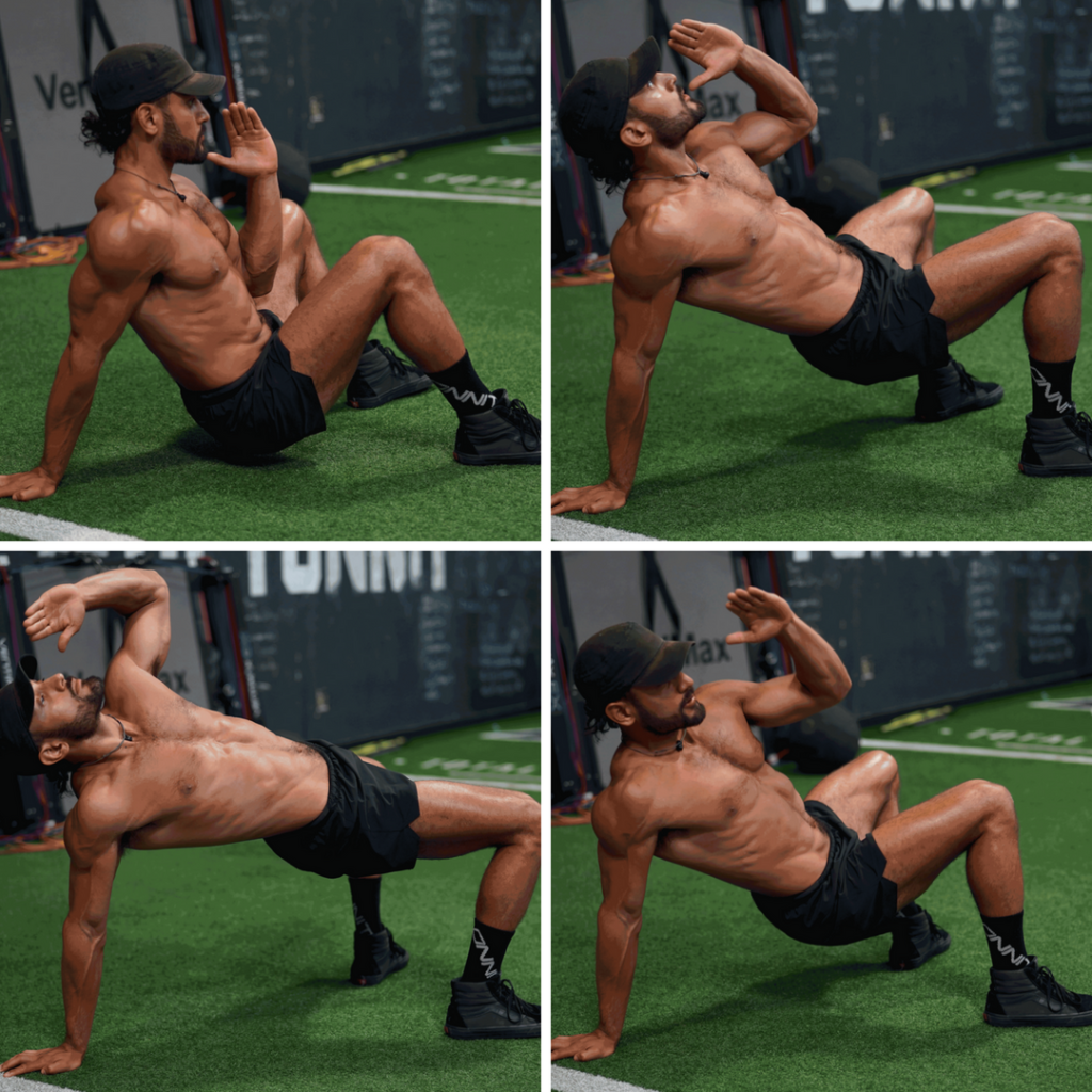 Crab Reach Mobility Drill