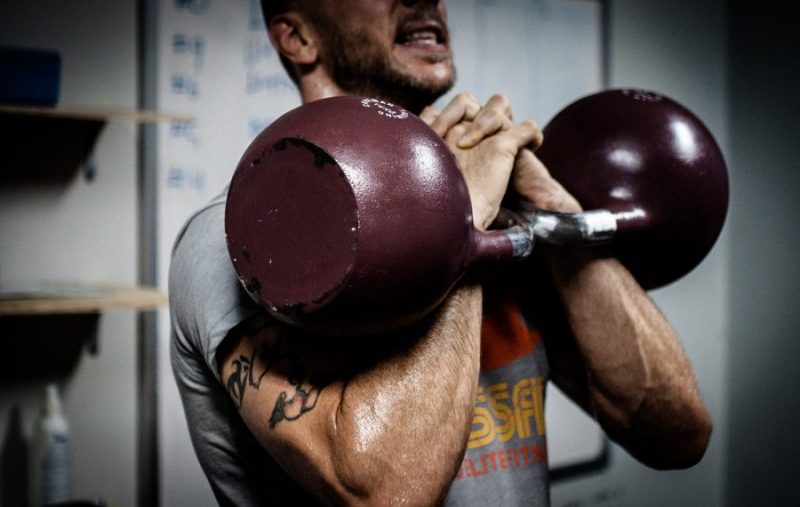 kettlebell front rack