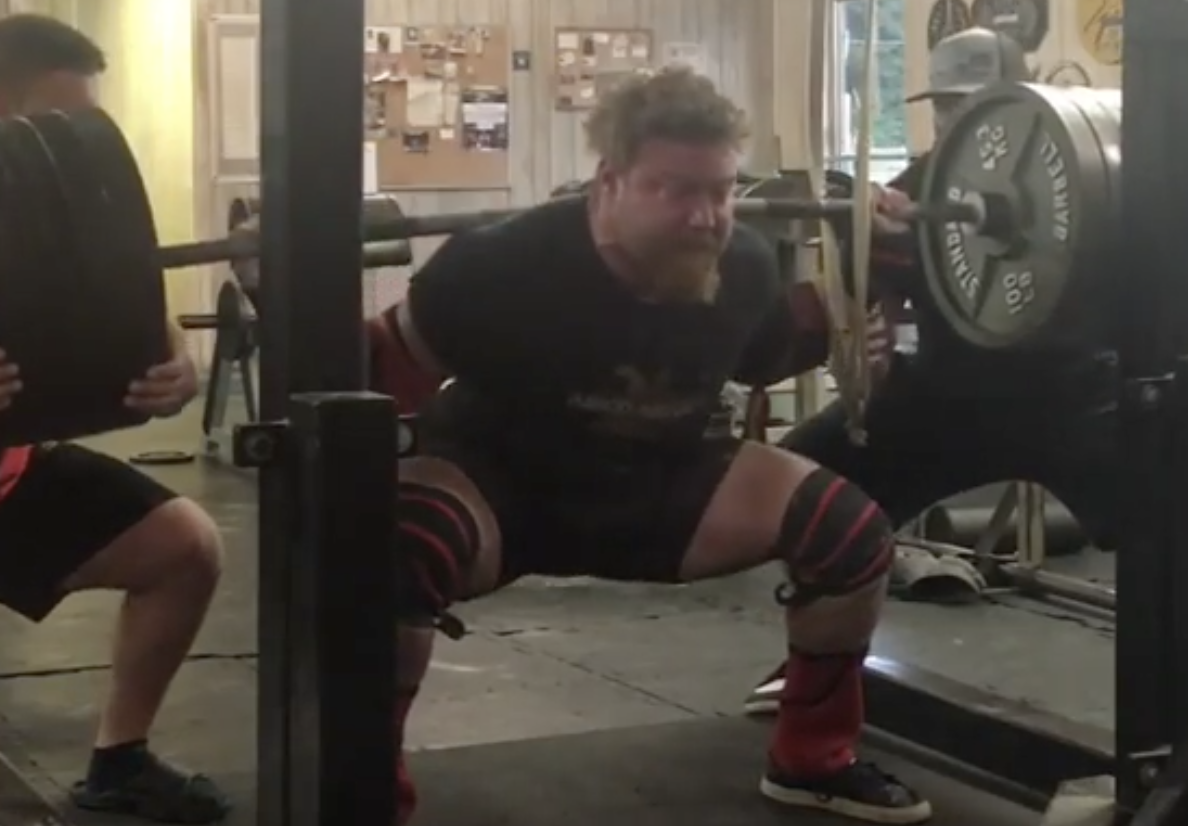 Powerlifter Andrew Hause Squats An Easy 388kg Triple At 20 Years