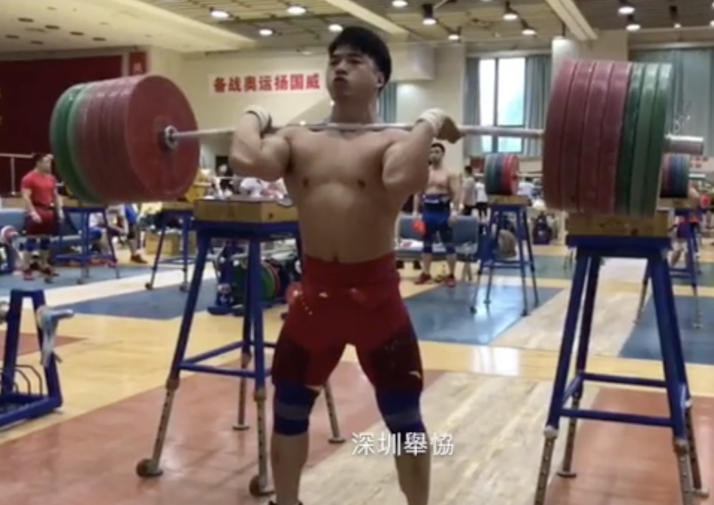 Weightlifter Tian Tao Shakes the Internet With 280kg Front ...