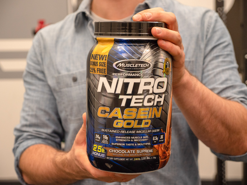 MuscleTech Nitro Tech Casein Gold denim