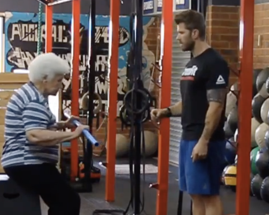 Watch This 95 Year Old Grandma Tackle CrossFit Workout
