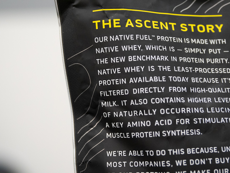 Ascent leucine