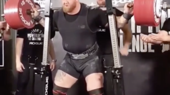 Hafthor Bjornsson Powerlifting Meet