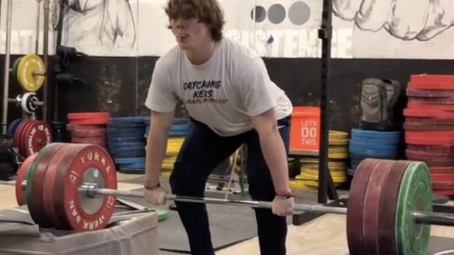 Morgan McCullough Block Cleans 190kg