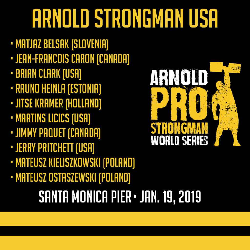 Arnold Classic Qualifier Athletes