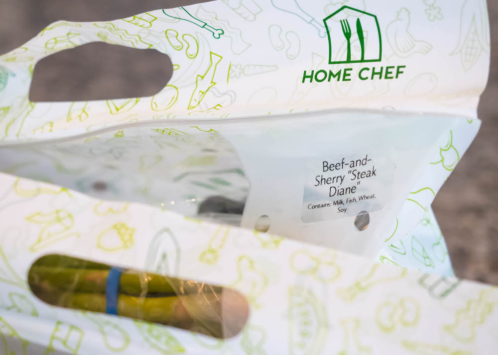 Packaging for Home Chef steak