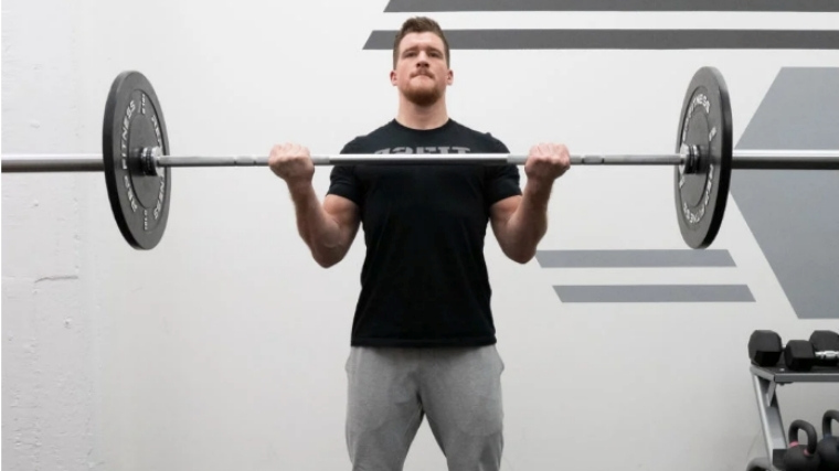 barbell curl contraction