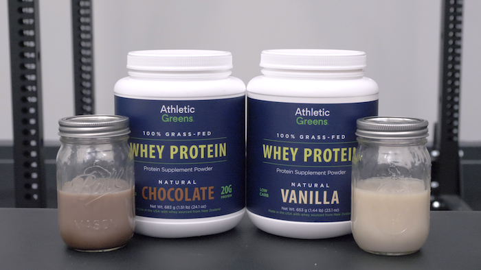 Athletic Greens Whey mixed