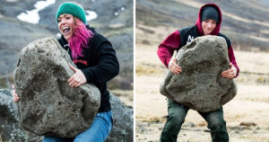 First Women to Lift Husafell Stone
