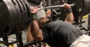 Johnnie Harris 585 lb Incline Press