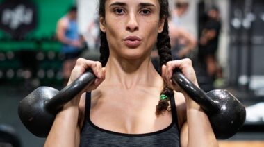 double kettlebell