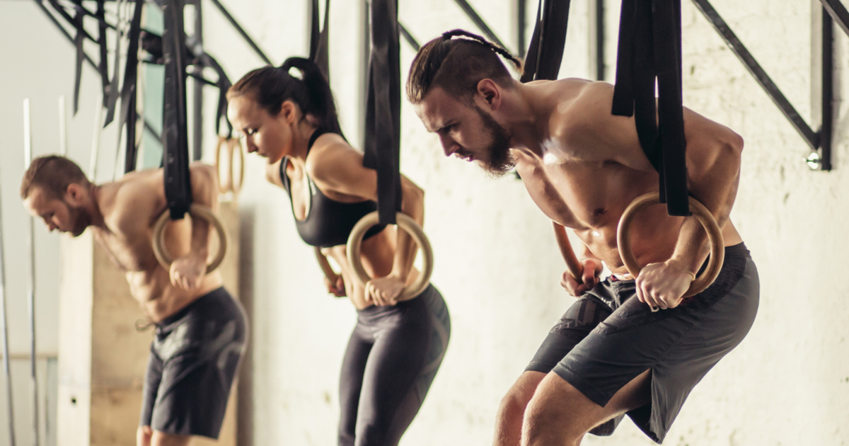 Seated Ring Chin-Up 