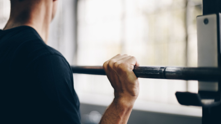 Overhead press grip 