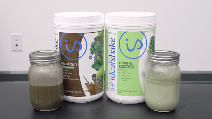 idealshape idealshake superfood blend two flavors