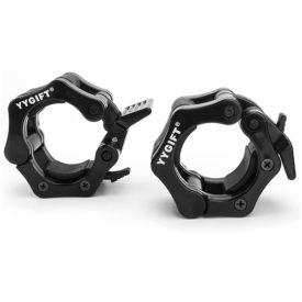 Believe Simple Quick Release Pair of Locking 1 Olympic Size Barbell Clamp Collar Great for Pro Training