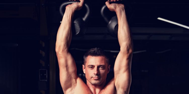 kettlebell shoulder press