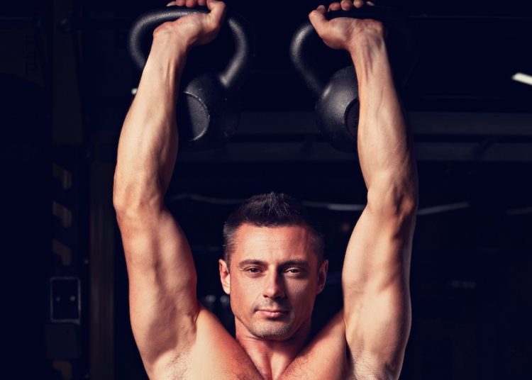 kettlebell shoulder press