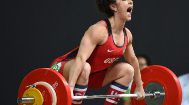 olympic weightlifting athlete
