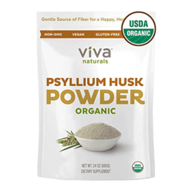 Viva Naturals Organic Psyllium Husk Powder