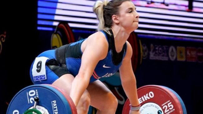 Katherine Nye Weightlifting World Championships