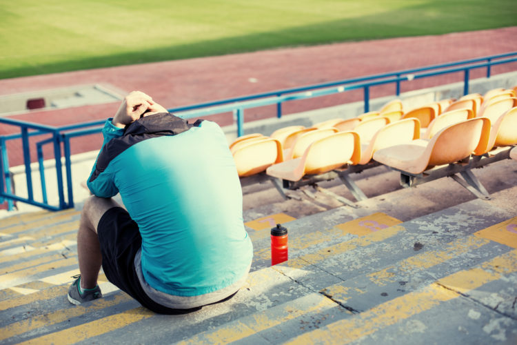 sitting athlete