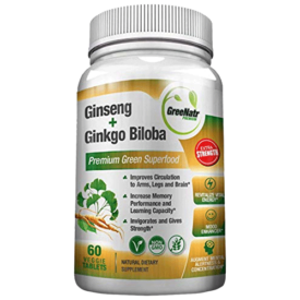 Ginseng + Ginkgo Biloba Tablets