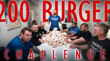 FOOD CHALLENGE- 200 BURGERS