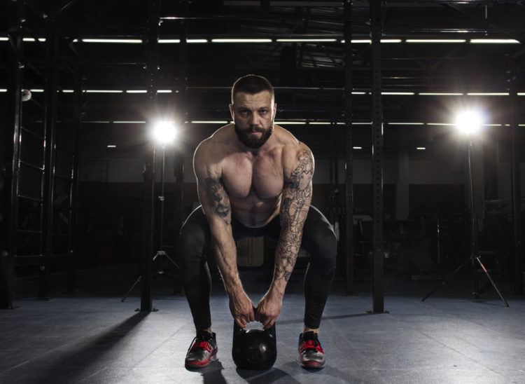 Kettlebell snatch hi-res stock photography and images - Alamy