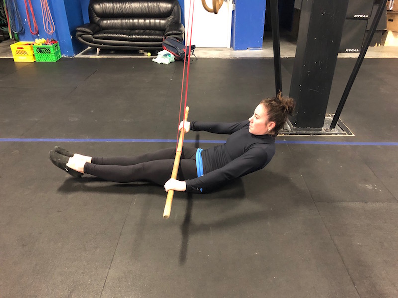 Banded Lat Activation with Core Engagement