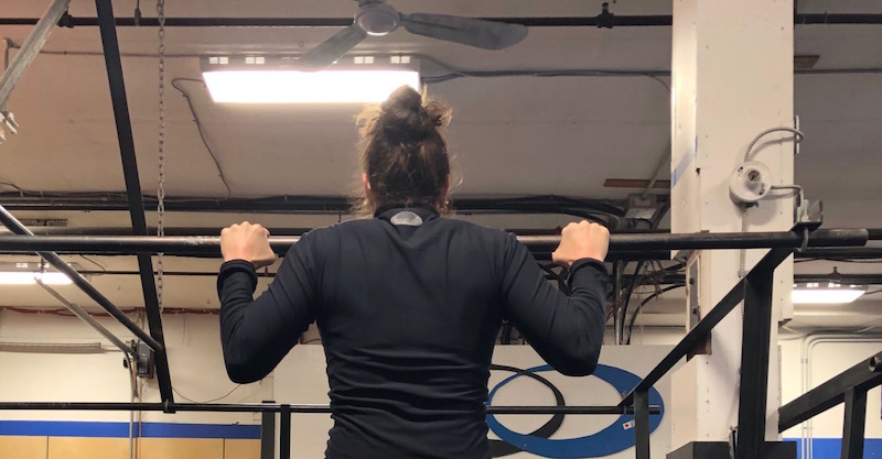 Top of a pull-up