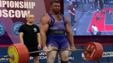 Iranian powerlifter and strongman Peiman Maheripourehir
